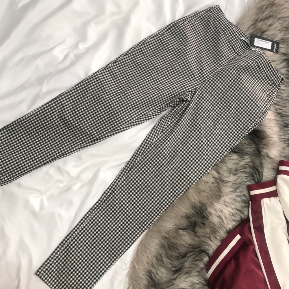 Nasty Gal Gingham Pants